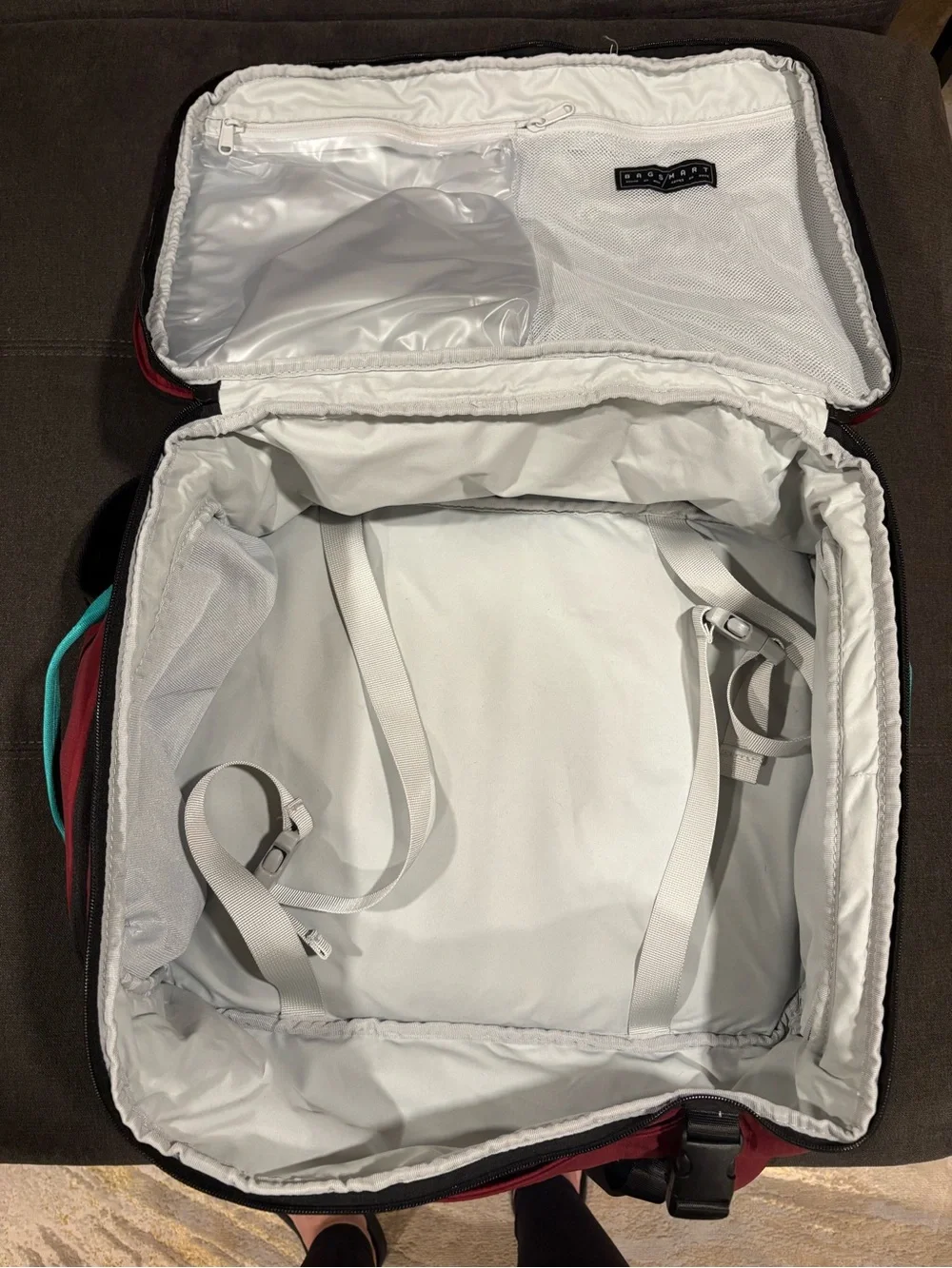 Bagsmart Carry-On Red Travel Backpack